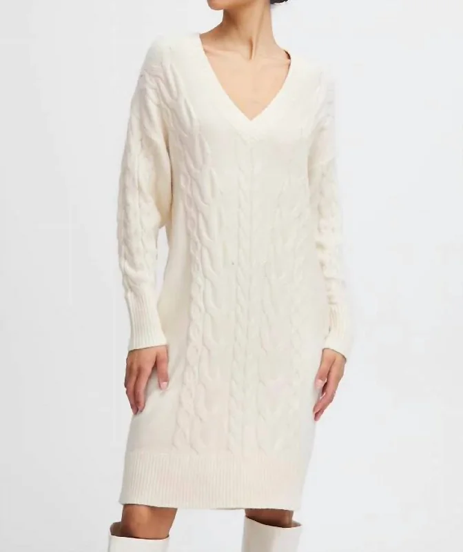 Affordable Women's Garments Milo Cable-Knit Dress In Birch