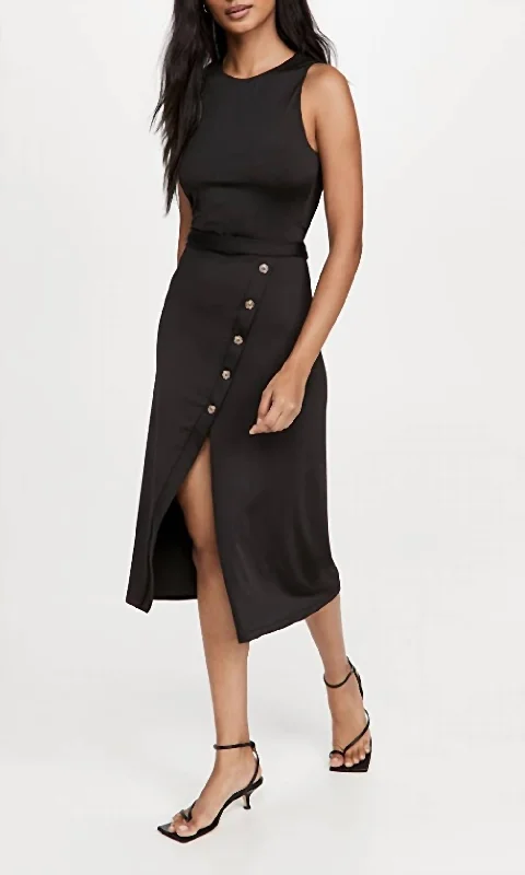 Campbell Sheath Dress In Black