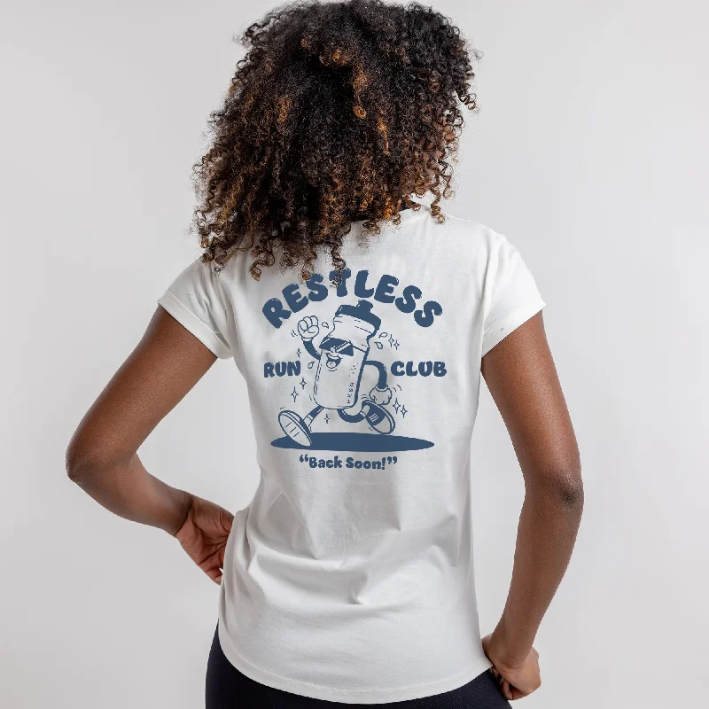 Women's Comfortable Garments 'Restless Run Club' Organic T-Shirt