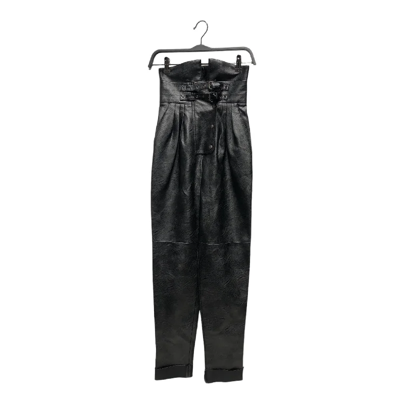 Chic Women's Garments Maison Margiela/Skinny Pants/36/Leather/BLK/