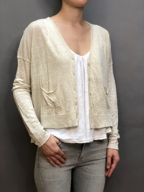 Everyday Wear Short Cardigan - Ivory