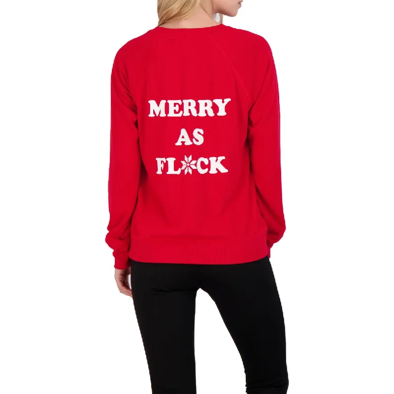 Women's Activewear Apparel Womens Crewneck Holiday Sweatshirt