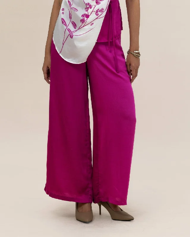 Women's Trendy Casual Outfit PLANTS - Palazzo Pants