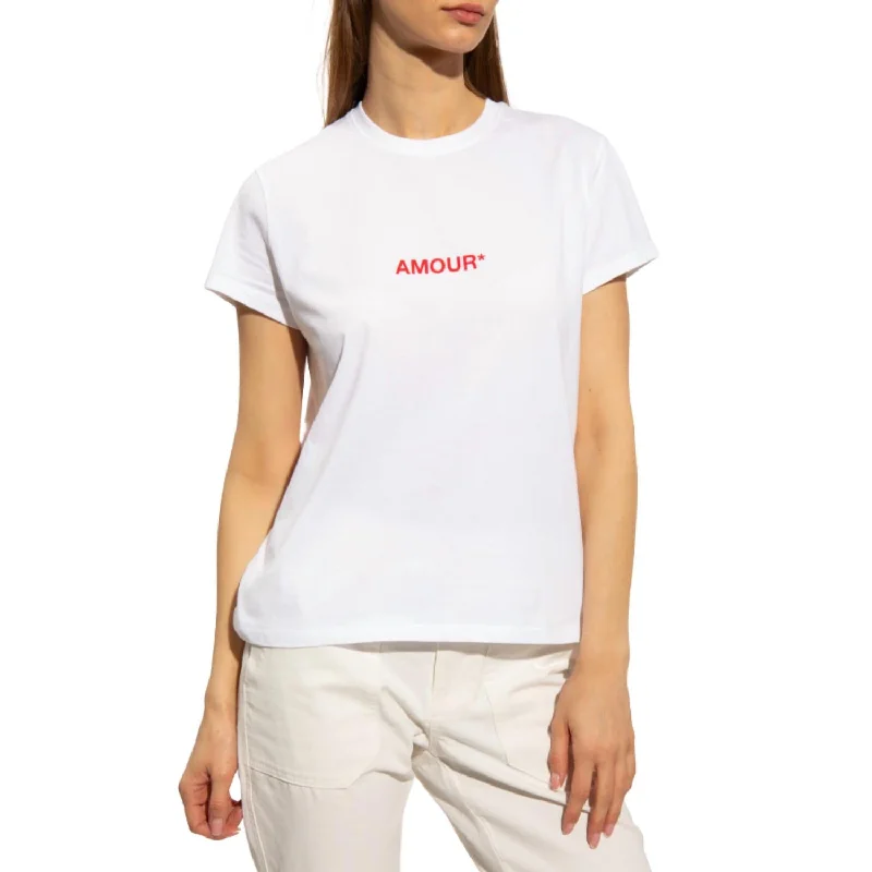 Women's Seasonal Apparel Zoe Pizza T-Shirt In White