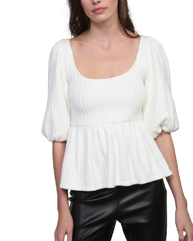 Women's Clothing for Every Season and Trend Line & Dot Thea Balloon Sleeve Knit Top