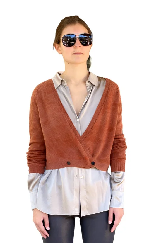 Exclusive Sale Bjork Cashmere Cardigan - Persimmon