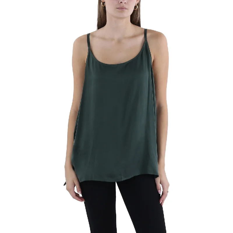 Classic Women's Fashion Womens Silk Cropped Cami