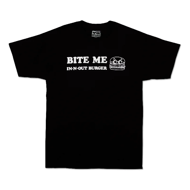 Women's Vintage Garments Bite Me T-Shirt Black