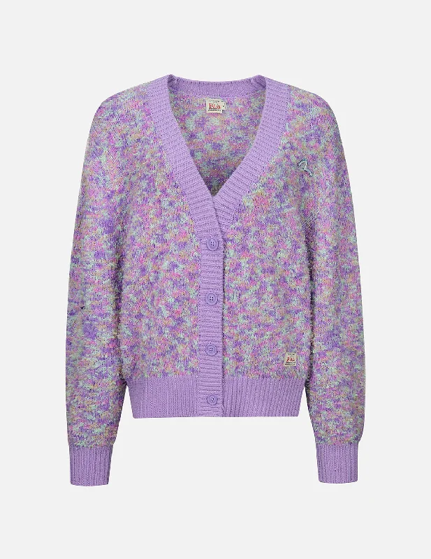 Luxury Fashion Seagull Embroidery Multi-color Cropped Cardigan