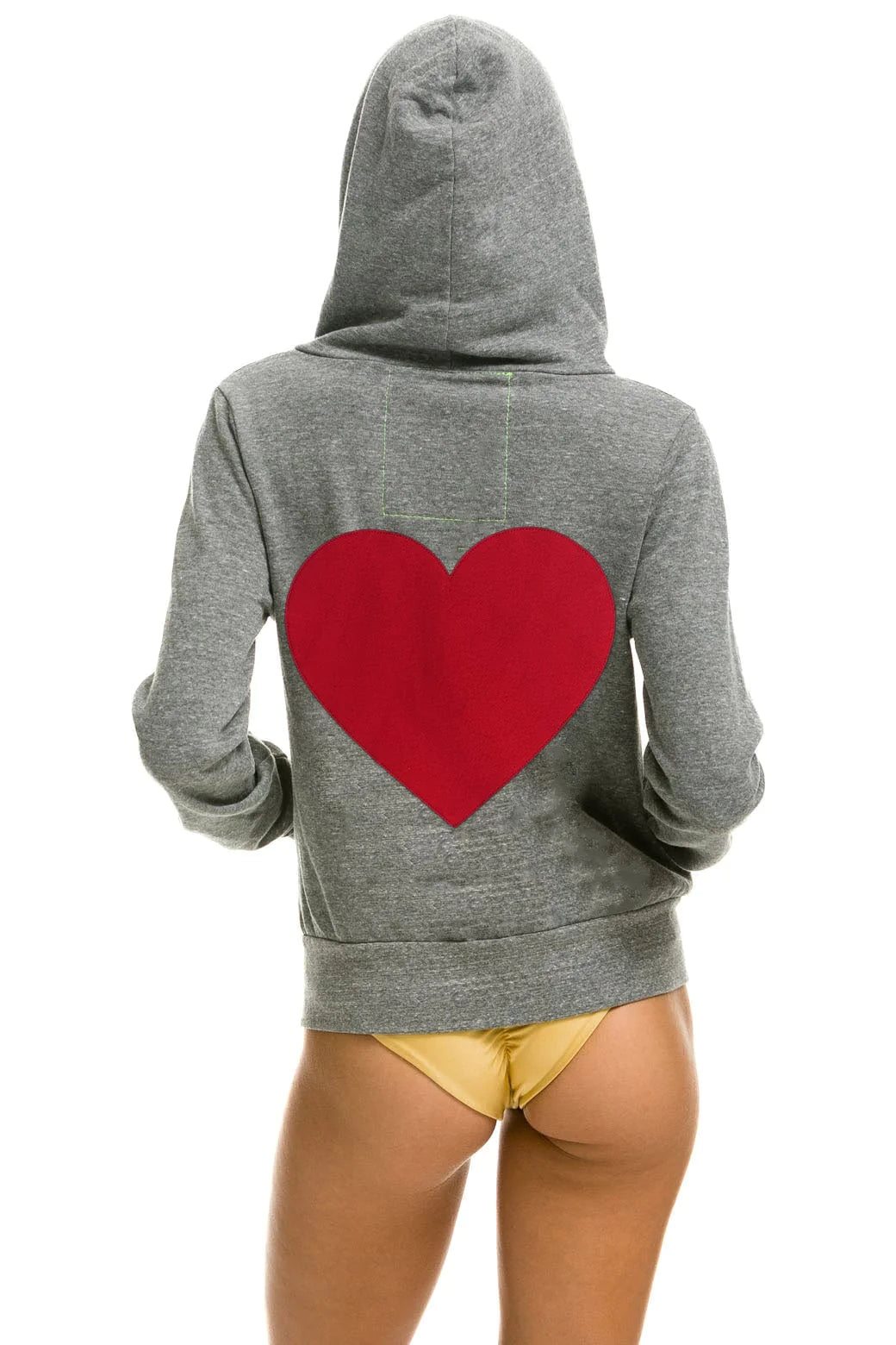 Online Boutiques Heart Stitch Zip Hoodie