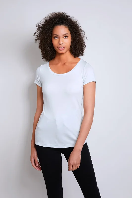 Casual Chic Clothing Scoop Neck Cotton TENCEL™ Modal Blend T-shirt | Multiple Colours