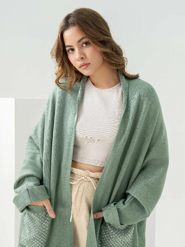 High-End Women's Apparel Embellished Cardigan