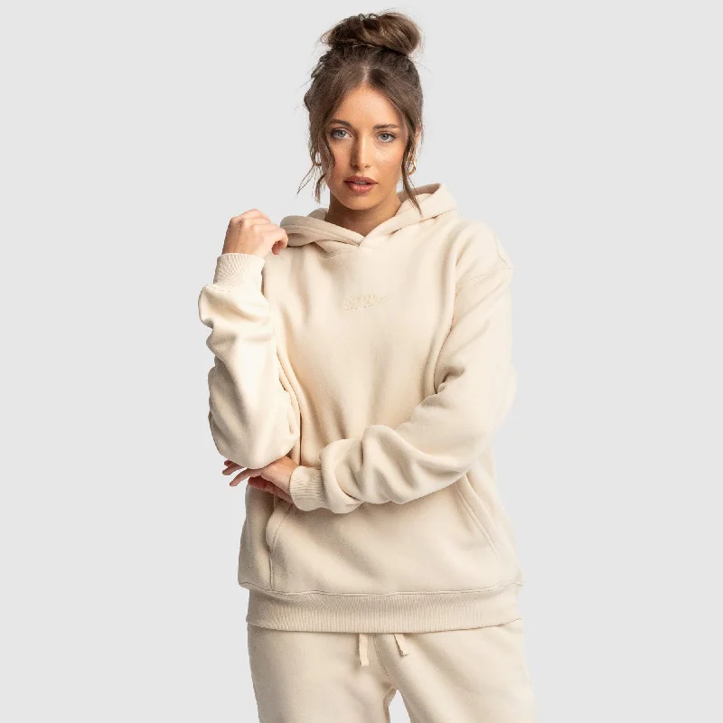 Casual Chic for Women Women's DYVN Relaxed Fit Hoodie - Cream