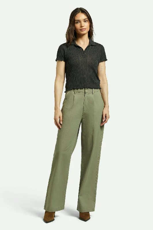 Women's Outerwear Attire Ludlow Trouser Pant - Olive Surplus