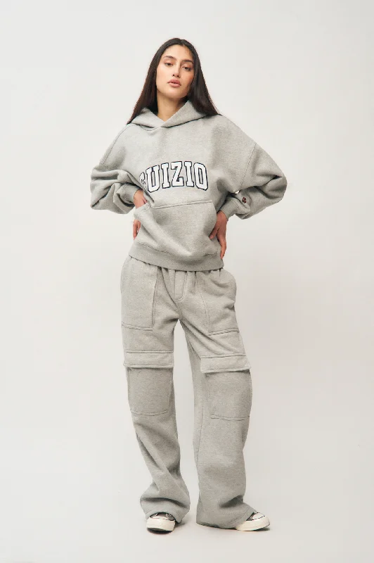 Fashion-forward Women's Wear Fleece Cargo Sweatpant