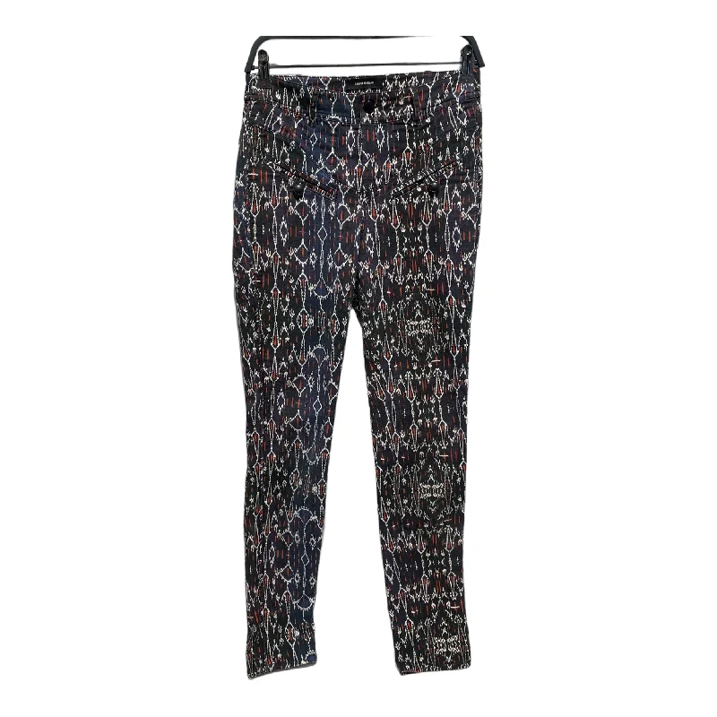 Affordable Luxury Women's Garments ISABEL MARANT/Skinny Pants/38/All Over Print/Cotton/BLU/all over print pants