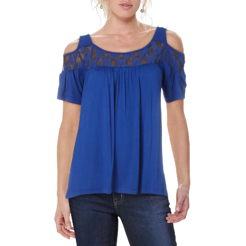 Clothes For Sale Womens Lace Split Sleeves Tunic Top