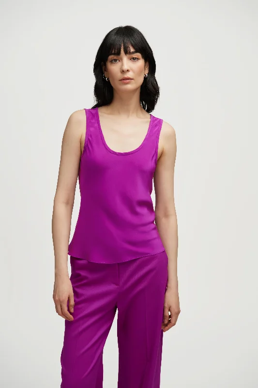 Women's Formal Wear Tank in Silk Charmeuse | Orchid