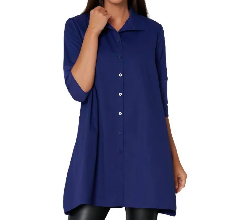 Chic Women's Clothing Online Tiburon Icon Tunic In Royal Blue