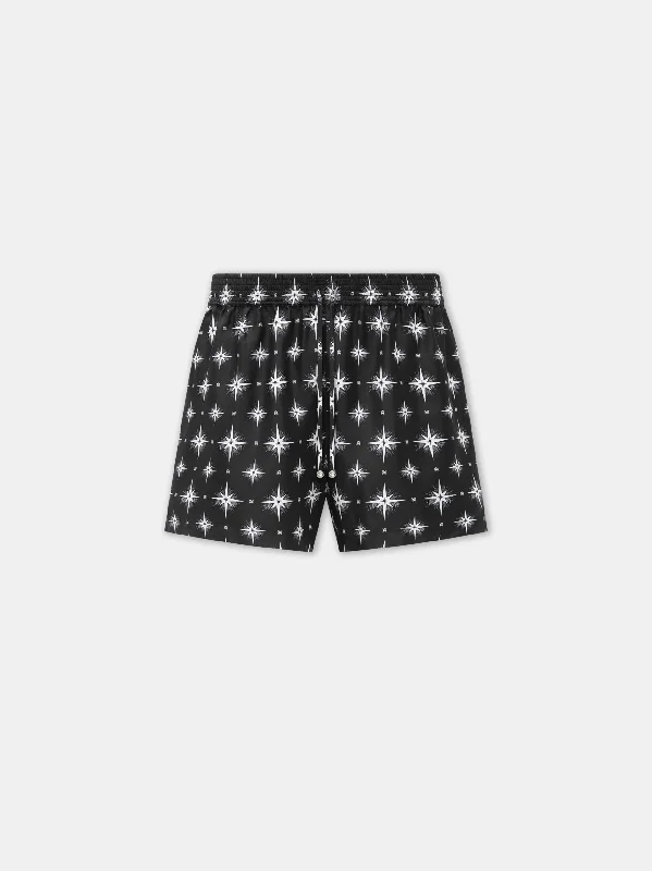 Modern Women's Apparel WOMEN - WOMEN'S STARBURST SHORT - Black