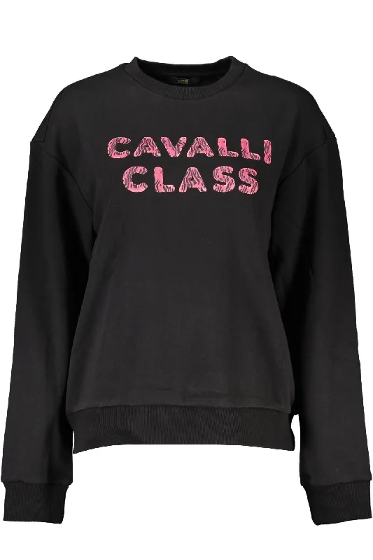 Affordable Women's Garments Cavalli Class Elegant Brushed Sweatshirt with Women's Print