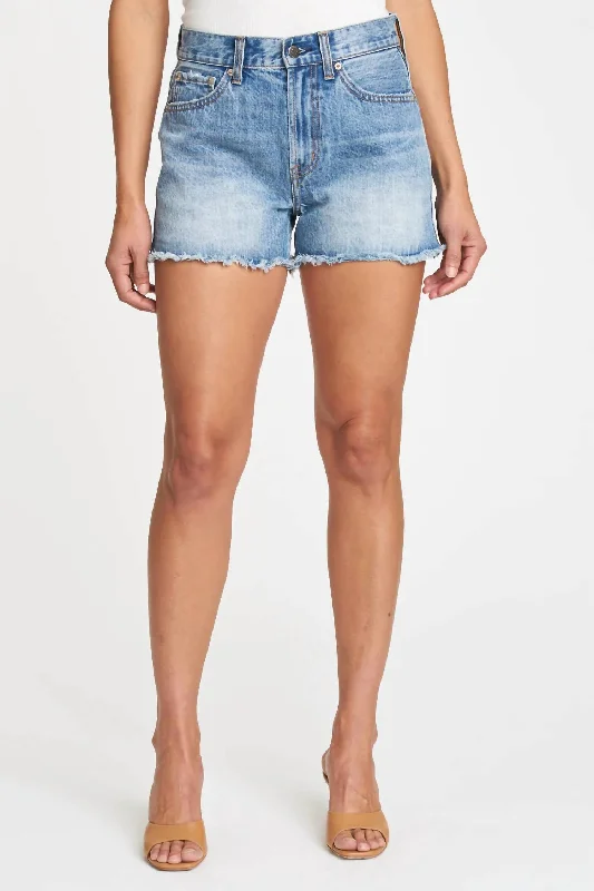 Casual Chic Nova Jean Shorts In Blossom