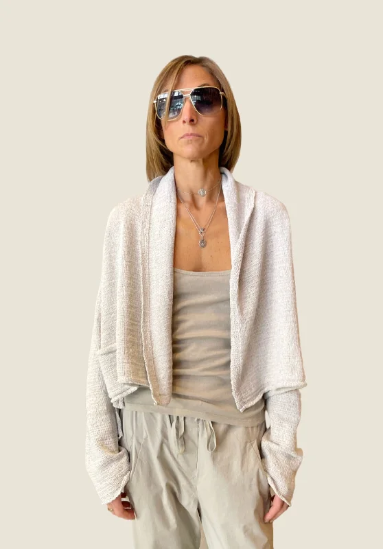 Women's Athleisure Apparel Knit Cardigan - Pear