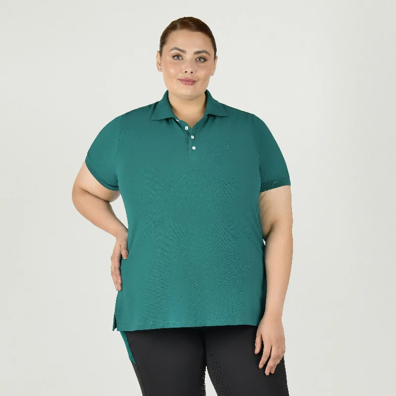 Women's Wedding Apparel Dublin Ladies Curve Lauren Short Sleeve Polo