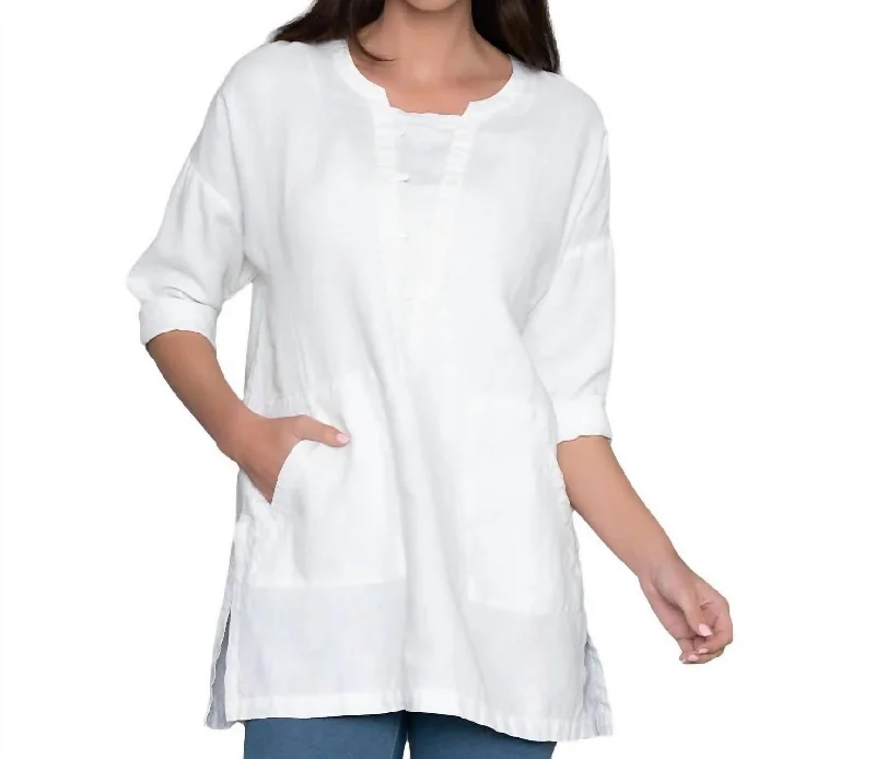 Chic Women's Outfit Ideas Heatwave Tunic In Soft White