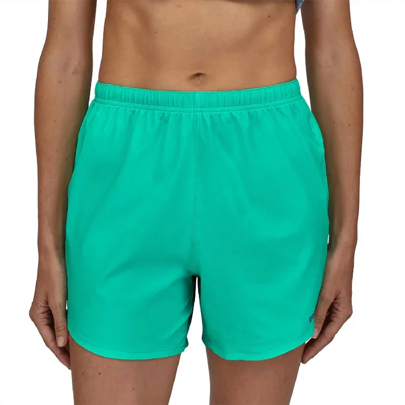 Timeless Women's Apparel Women's Trailfarer Running Shorts - 4½" Inseam In Fresh Teal