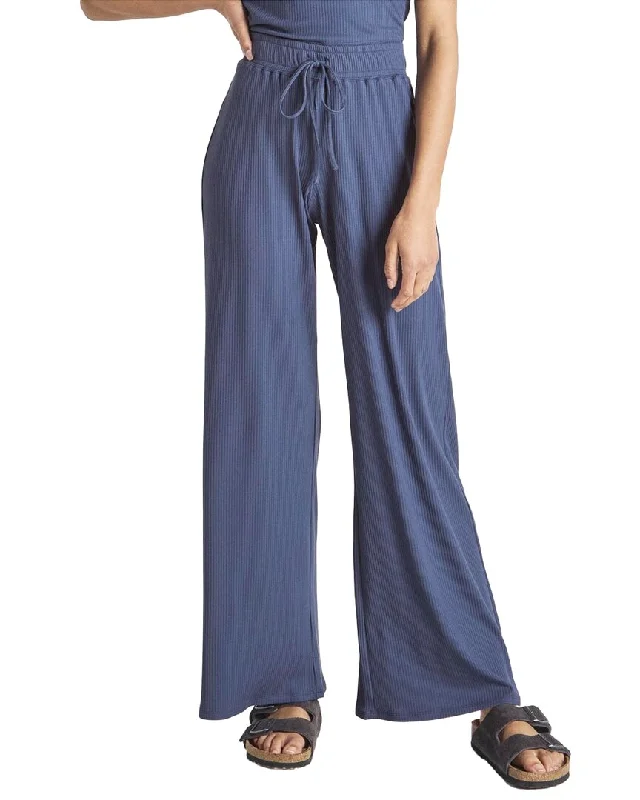 Exclusive Sale Splendid Modal Rib Lyr Wide Leg Pant