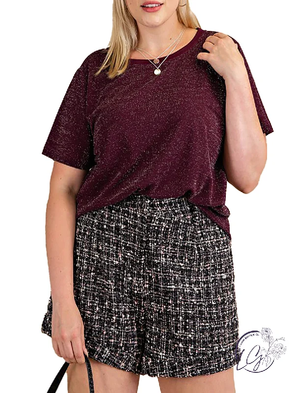 Stylish Loungewear for Women Enchanted Story Sparkle Short Sleeve