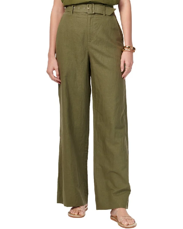 Elegant Styles Cami NYC Sivan Linen-Blend Pant