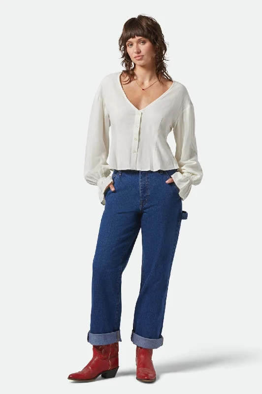 Women's Office Attire Essex Painter Pant - Medium Denim