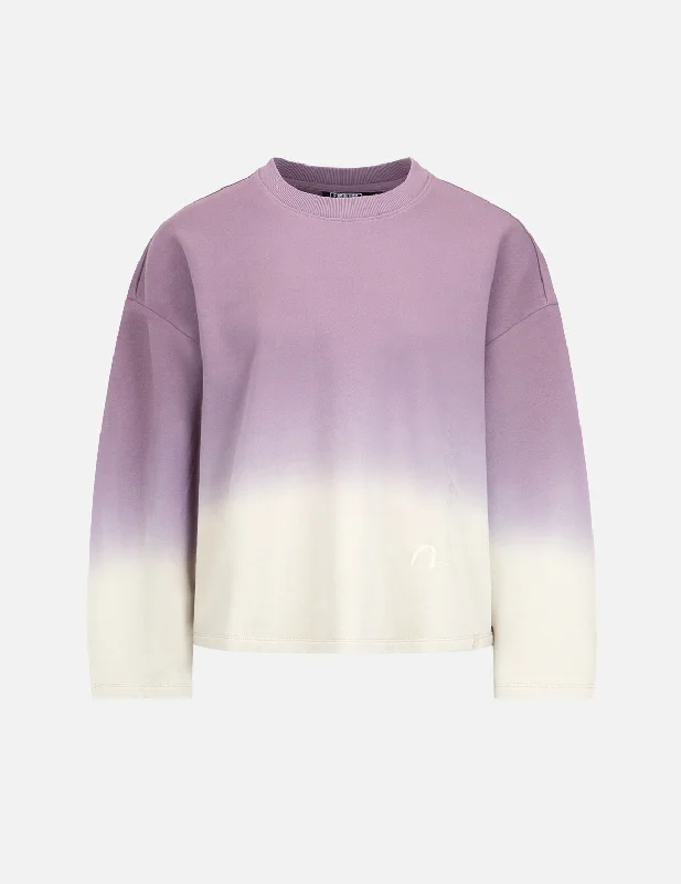 Women's Comfortable Apparel Dip-dyed Oversize Sweatshirt