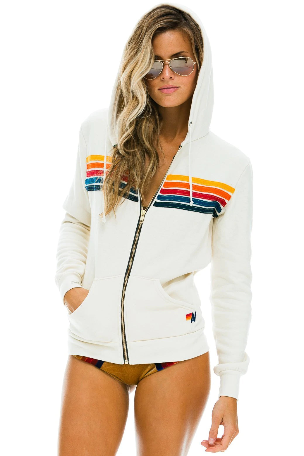 Women's Clothing Online 5 Stripe Hoodie