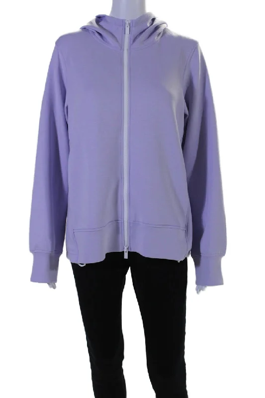 Affordable Women's Clothing Sale Online Lis Lareida Womens Lilac Full Zip Long Sleeve Tristin Jacket Hoodie