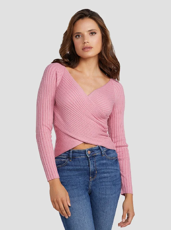 Chic Women's Outfit Ideas Eco Think Pink Sabine Knit Top