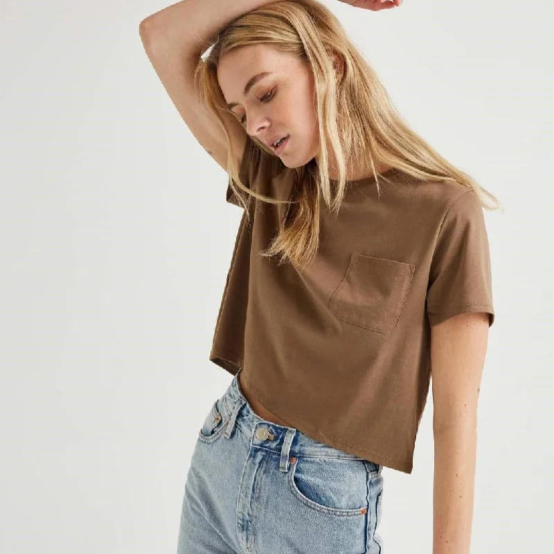 Women's High Street Fashion Boxy Crop Tee (Cub)