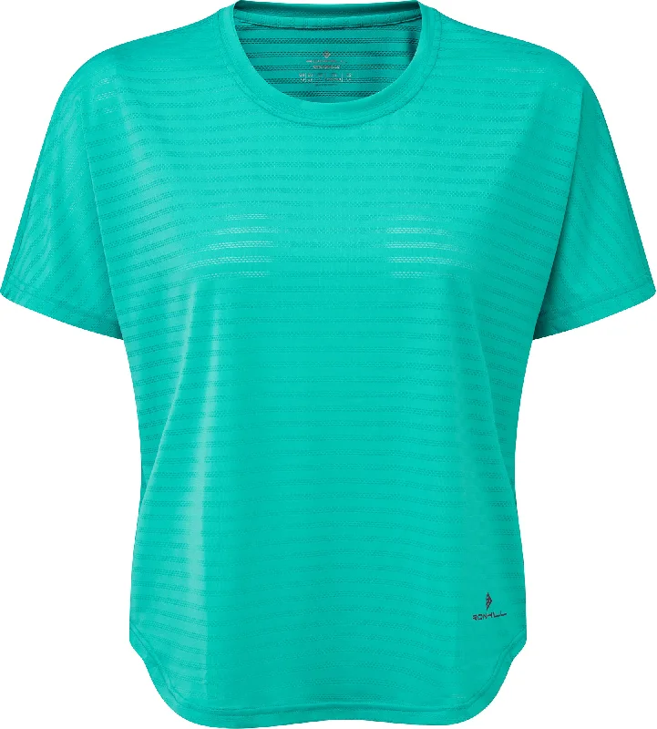 Stylish Women's Apparel Ronhill Life Agile Short Sleeve Womens Running Top - Green