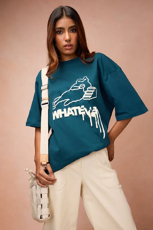 Women's High-Fashion Garments Women's Whatever! Green T-Shirt