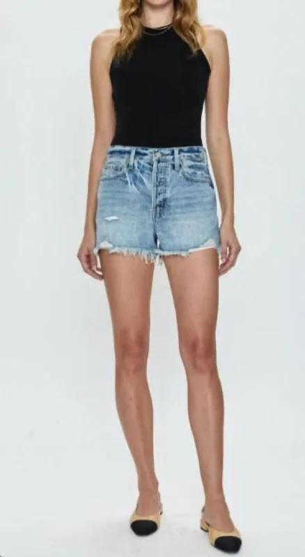 Best Clearance Sales Right Now Nova High Rise Cut Off Shorts In Garçon Vintage