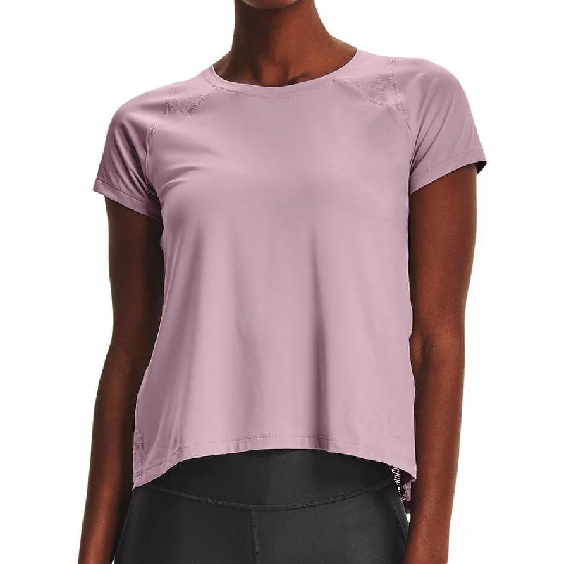 Trend Alert Under Armour Iso-Chill Short Sleeve Womens Running Top - Pink