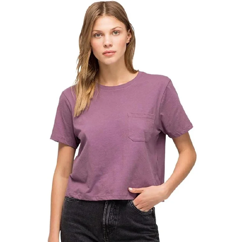 Chic Women's Outfit Ideas Boxy Crop Tee (Lilac)