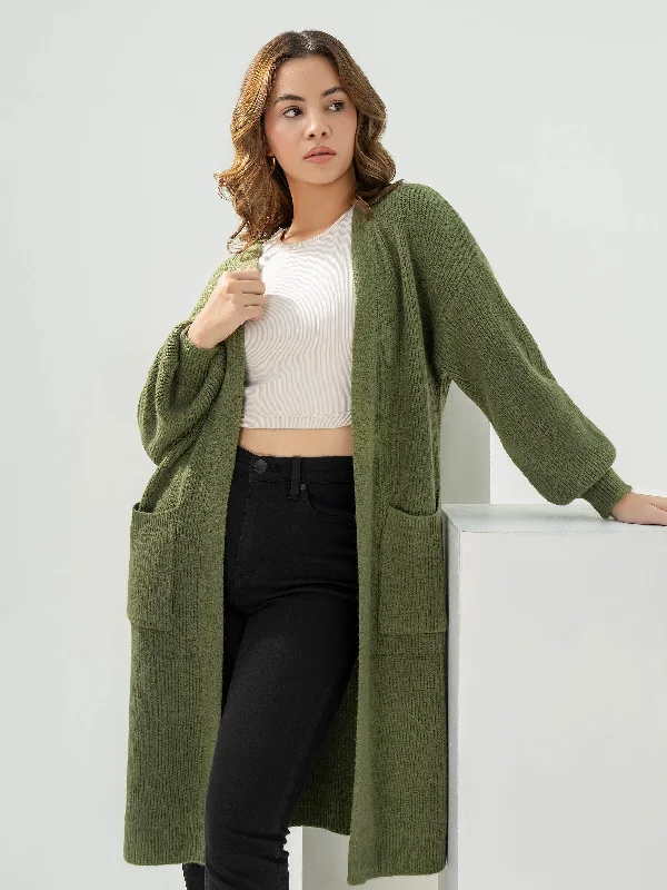 High Street Women's Fashion for Trendy Shoppers Woolen Cardigan