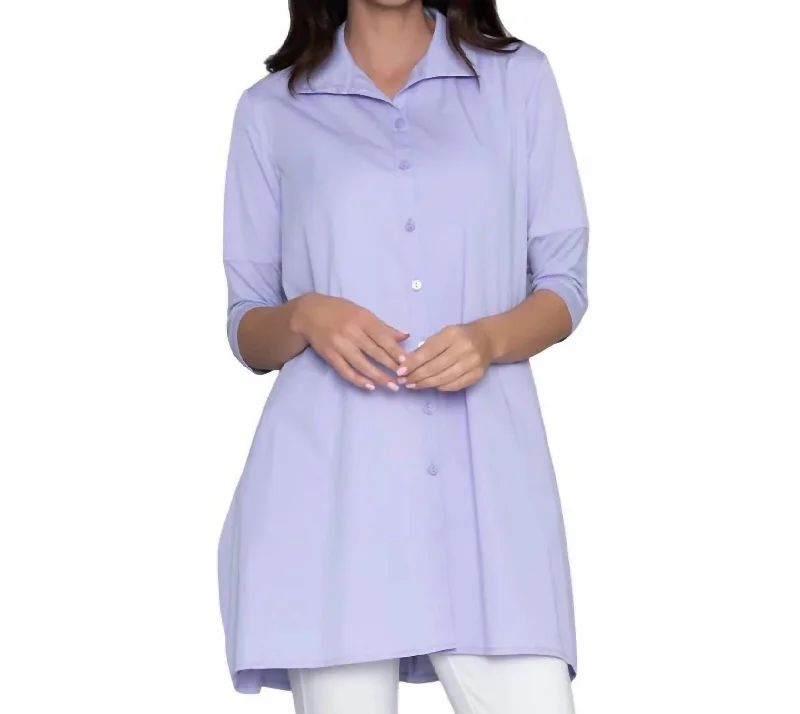 Casual Style for Busy Women Tiburon Icon Tunic In Lavender