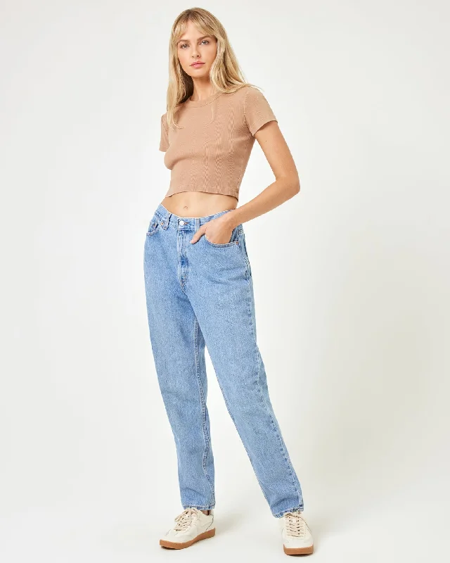 Unique Women's Fashion Pieces aligrace Michelle Tilted Denim Pant