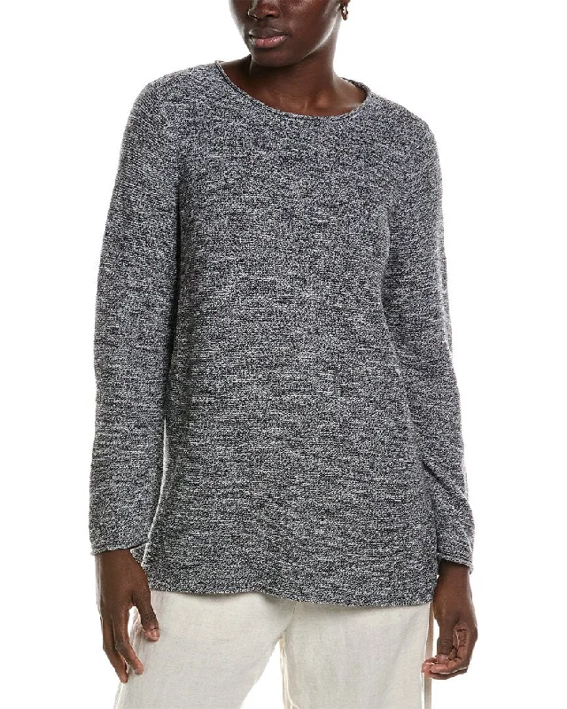 Women's Outdoor Activity Garments EILEEN FISHER Jewel Neck Tunic