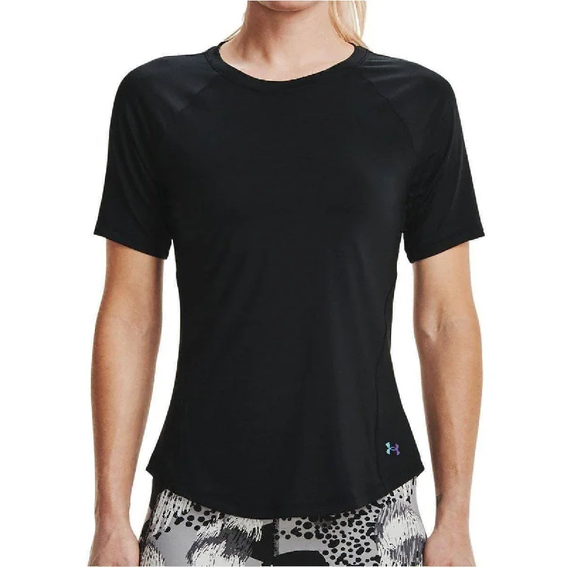 Fashion Essentials Under Armour Rush Short Sleeve Womens Training Top - Black