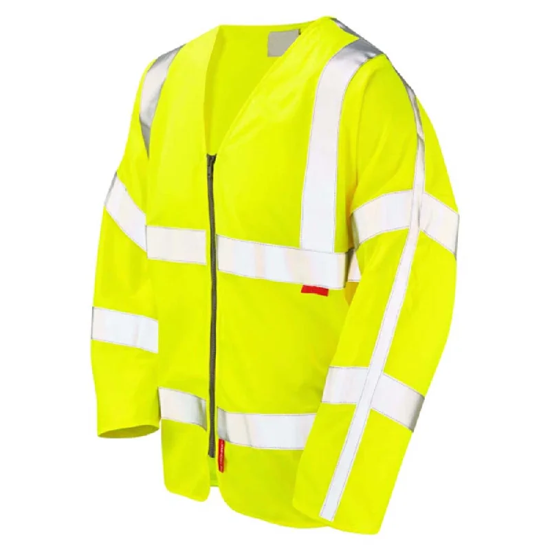 Online Boutiques Affordable FR Long Sleeve Hi-Viz Vest